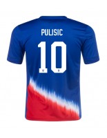 Forente Stater Christian Pulisic #10 Bortedrakt Copa America 2024 Korte ermer